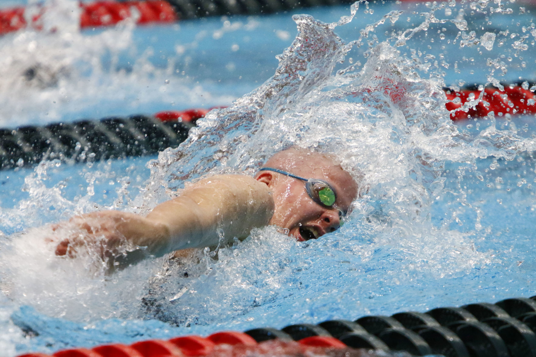 Girls state swimming finals in Indianapolis